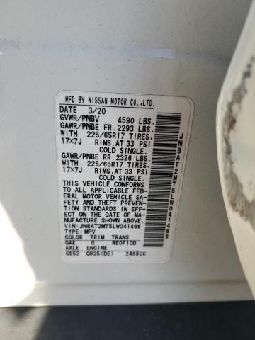 2020 NISSAN ROGUE S #3302858913