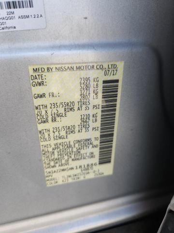 2017 NISSAN MURANO S - 5N1AZ2MH5HN181886