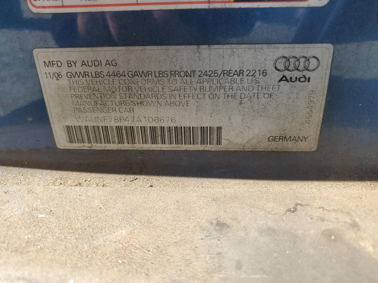 Lot #3291253959 2007 AUDI A3 2.0 PRE