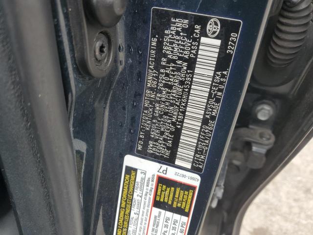 2017 TOYOTA CAMRY LE #3287470041