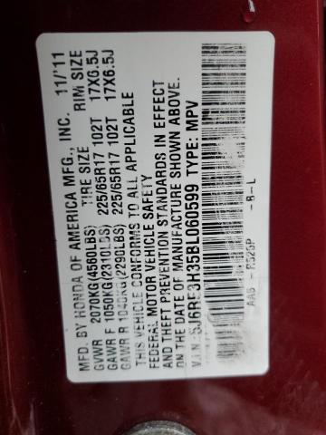 2011 HONDA CR-V LX - 5J6RE3H35BL060599