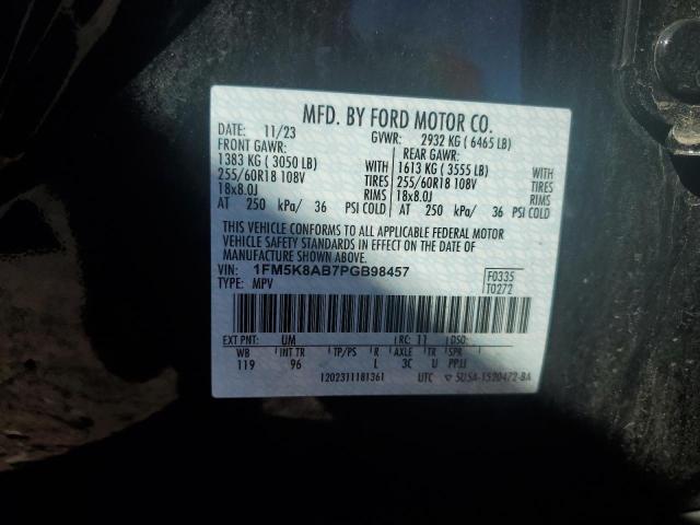 2023 FORD EXPLORER P - 1FM5K8AB7PGB98457