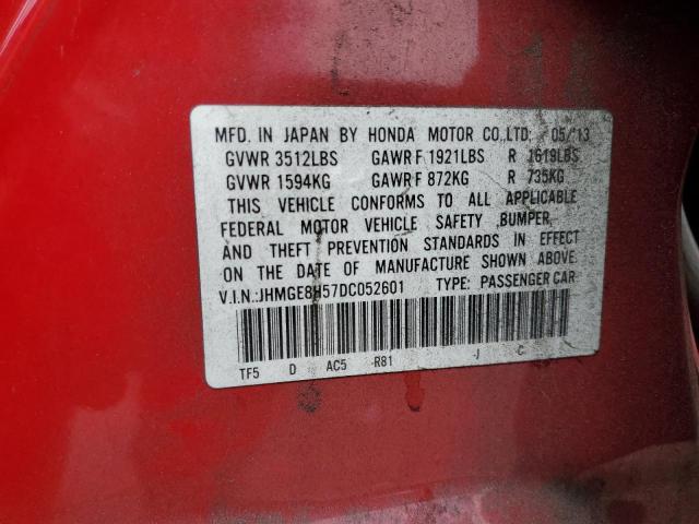 2013 HONDA FIT SPORT - JHMGE8H57DC052601