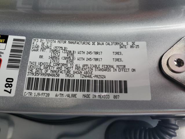 2025 TOYOTA TACOMA DOUBLE CAB #3304727921