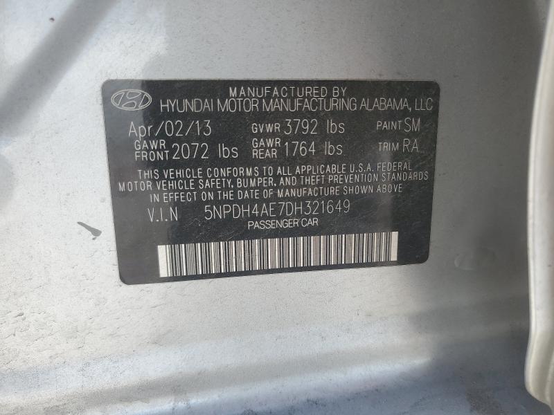 2013 HYUNDAI ELANTRA GL #3296541368