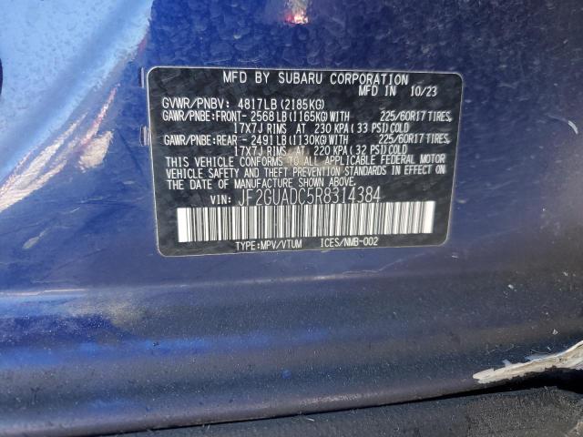 2024 SUBARU CROSSTREK #3281478024