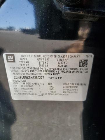 2017 CHEVROLET EQUINOX PR 2GNFLGEK5H6260277