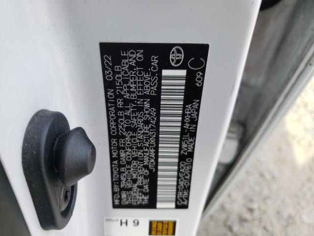 2022 TOYOTA PRIUS NIGH - JTDKAMFUXN3174249