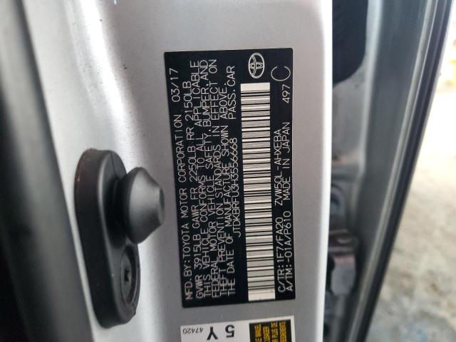 2017 TOYOTA PRIUS JTDKBRFU3H3556668