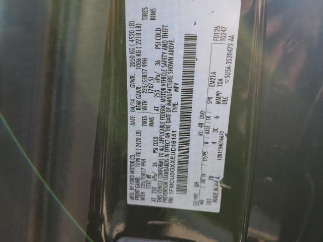 2014 FORD ESCAPE SE - 1FMCU0GXXEUD16151