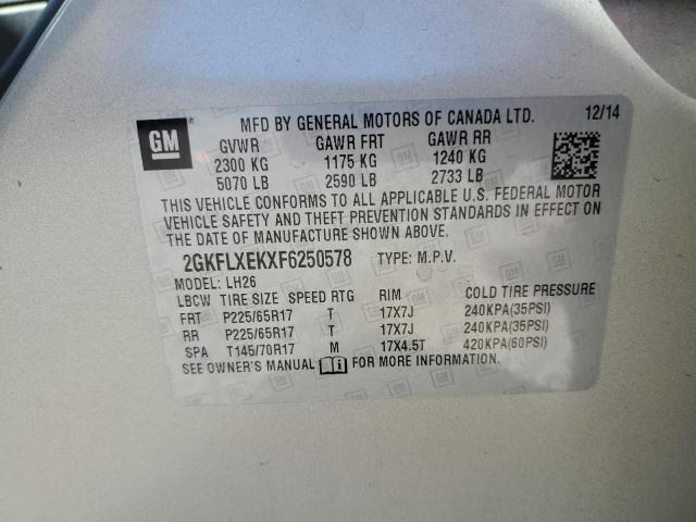 2015 GMC TERRAIN SLT #3296355168