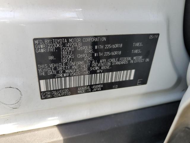 2019 TOYOTA RAV4 XSE - JTMEWRFV5KD511680