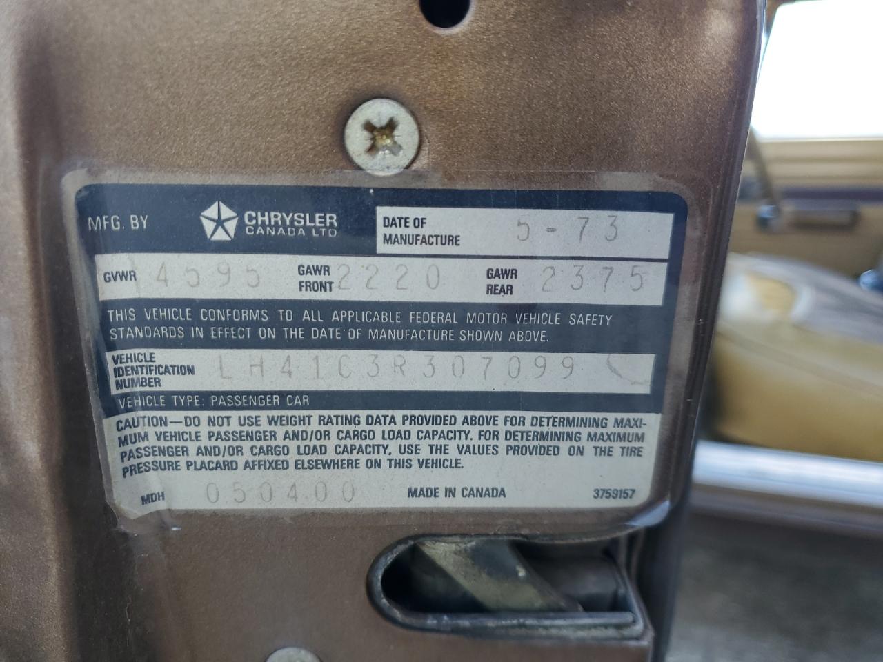 Lot #3276412665 1973 DODGE DART