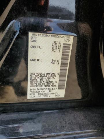 2017 NISSAN ALTIMA 2.5 1N4AL3AP9HC210427