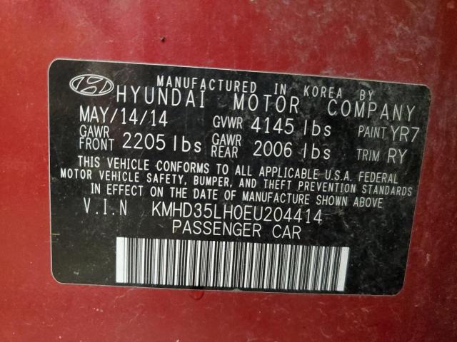 2014 HYUNDAI ELANTRA GT #3282437269