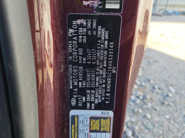 2017 KIA SEDONA LX #3286693294