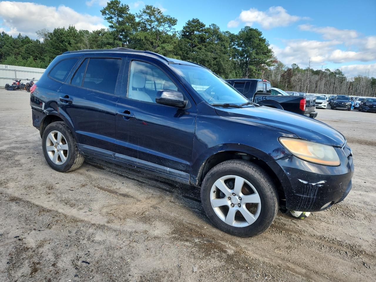 Lot #3280390985 2009 HYUNDAI SANTA FE SE