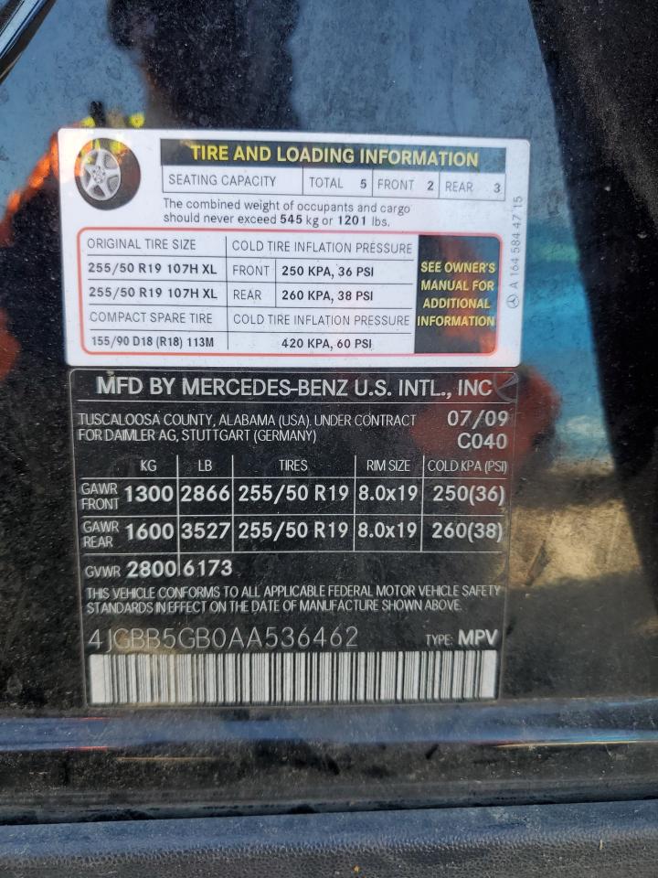 MERCEDES-BENZ M-CLASS 350