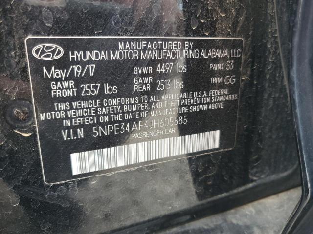 2018 HYUNDAI SONATA SPO - 5NPE34AF4JH605585