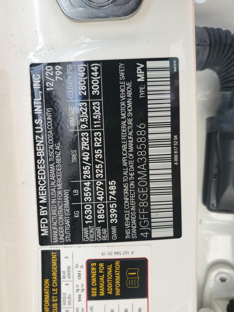 2021 MERCEDES-BENZ GLS 580 4M #3293580959