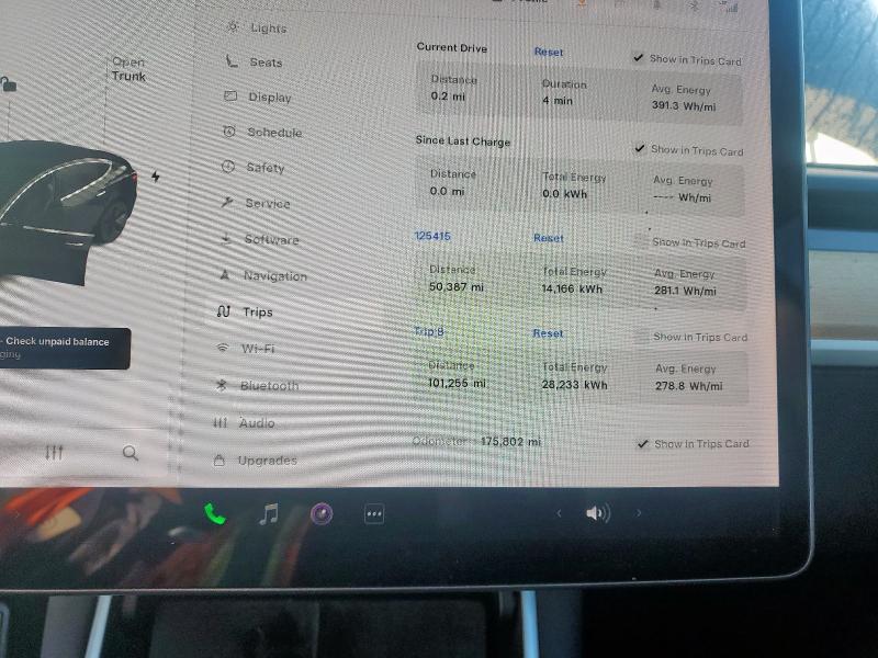 2019 TESLA MODEL 3 LONG RANGE - 5YJ3E1EB5KF385011