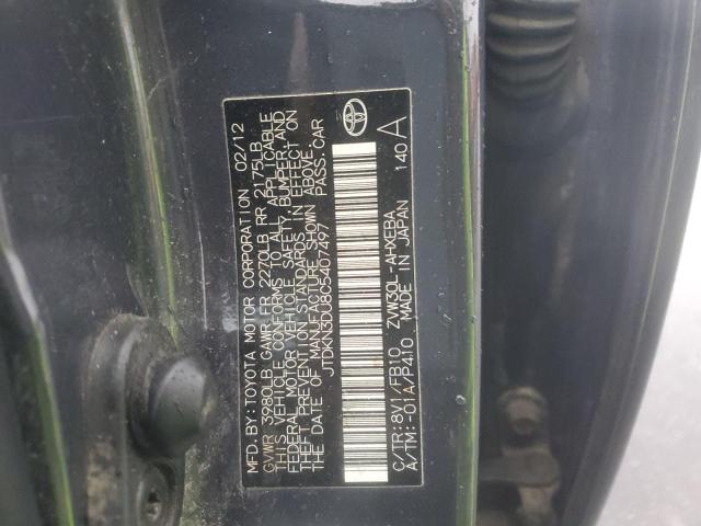 2012 TOYOTA PRIUS - JTDKN3DU8C5407497