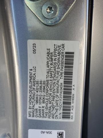 2023 HONDA ACCORD EX #3304653021