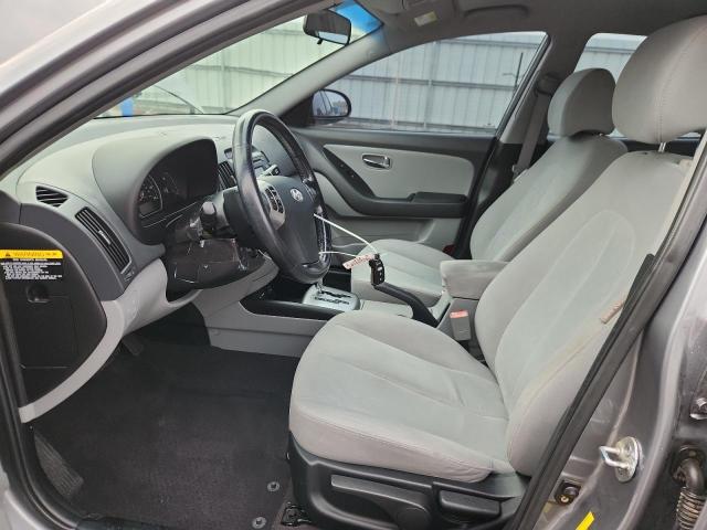 2010 HYUNDAI ELANTRA BLUE - KMHDU4ADXAU090746