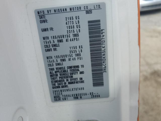 2020 NISS NV200 COMPACT CARGO #3284101540