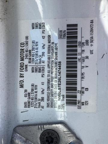 2020 FORD TRANSIT CO - NM0LS7E26L1474458
