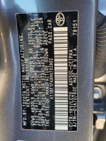 2017 TOYOTA CAMRY LE - 4T1BF1FK6HU703902