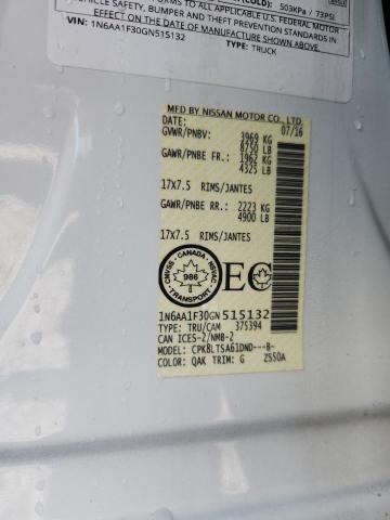 2016 NISSAN TITAN XD S - 1N6AA1F30GN515132