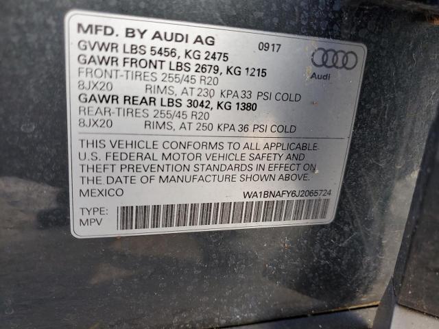2018 AUDI Q5 PREMIUM #3285651292