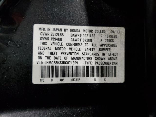 2013 HONDA FIT #3285589287