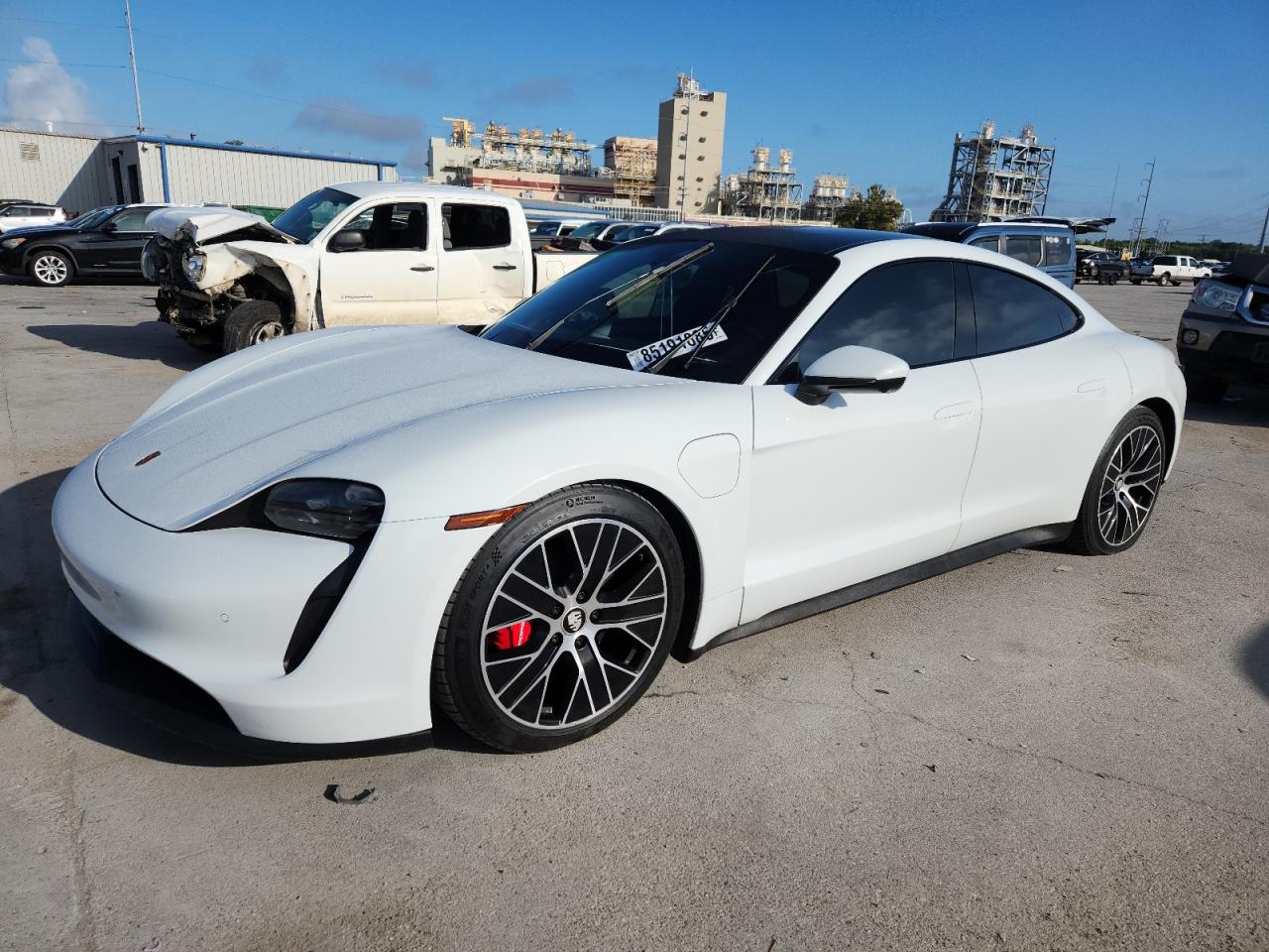 Lot #3277028161 2021 PORSCHE TAYCAN 4S