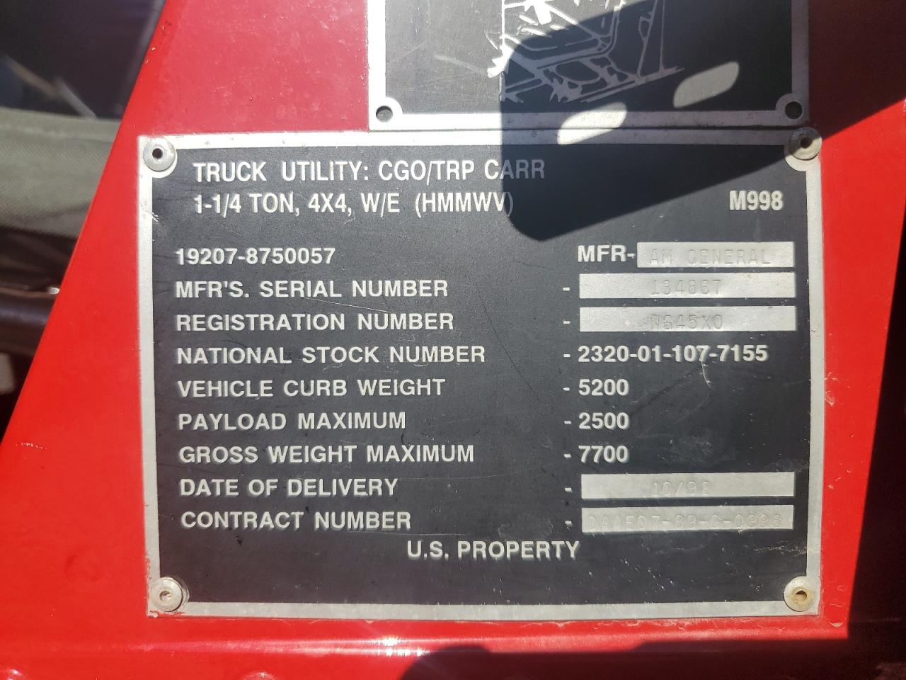 Lot #3310314964 1992 DODGE UNKNOWN