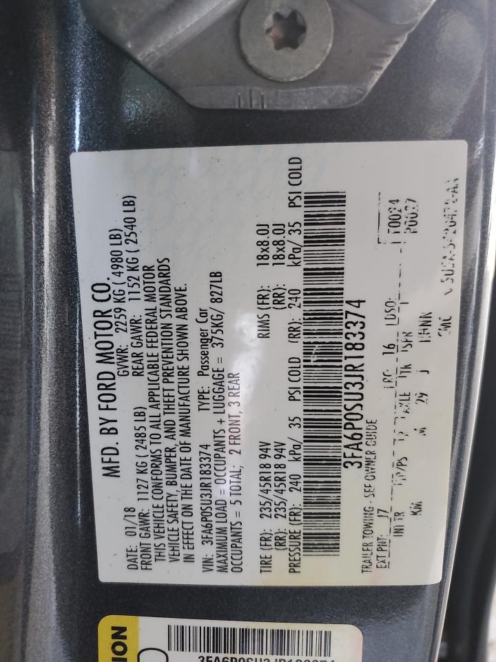 FORD FUSION TITANIUM/PLATINUM PHEV