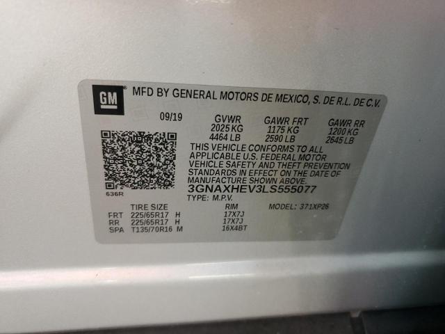 2020 CHEVROLET EQUINOX LS - 3GNAXHEV3LS555077