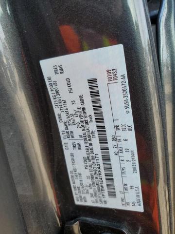 2019 FORD F150 SUPER - 1FTEW1E47KFA31171