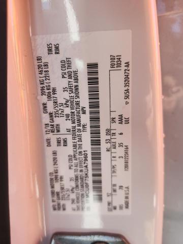 2019 FORD ESCAPE S #3290231205