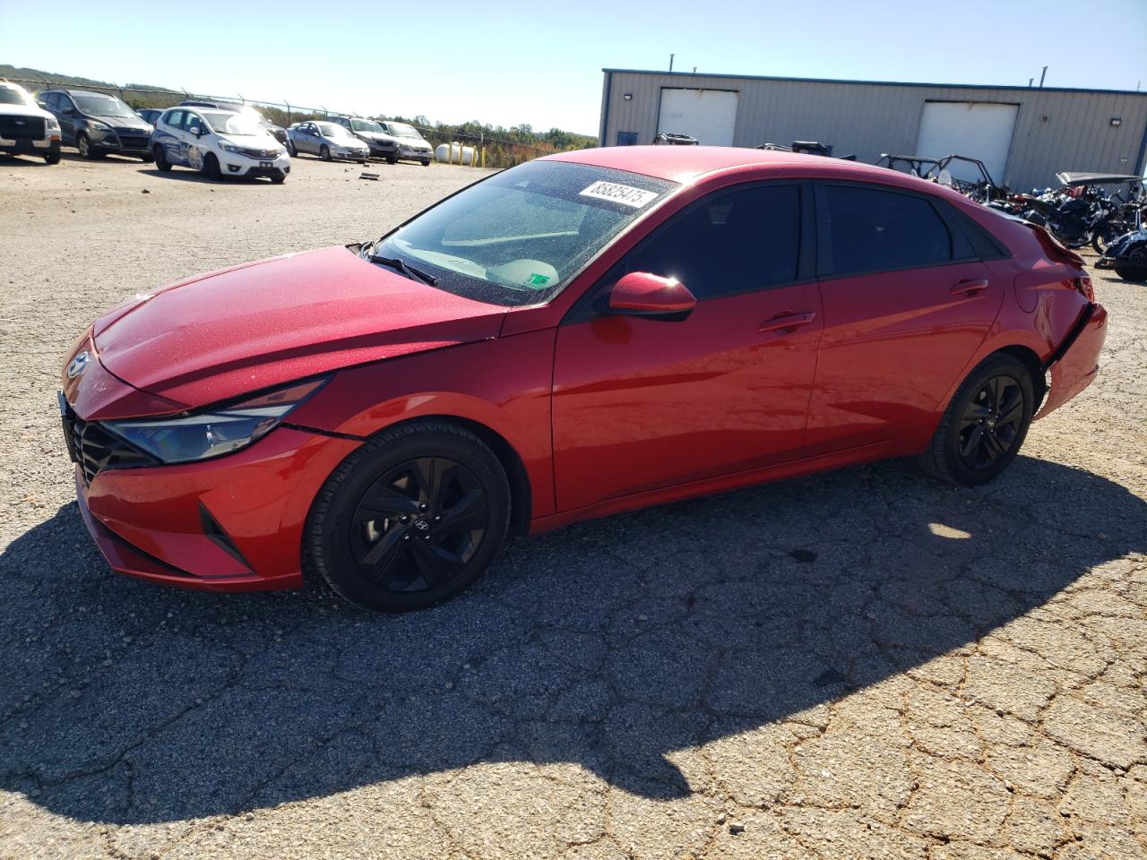 Lot #3315935146 2021 HYUNDAI ELANTRA SEL