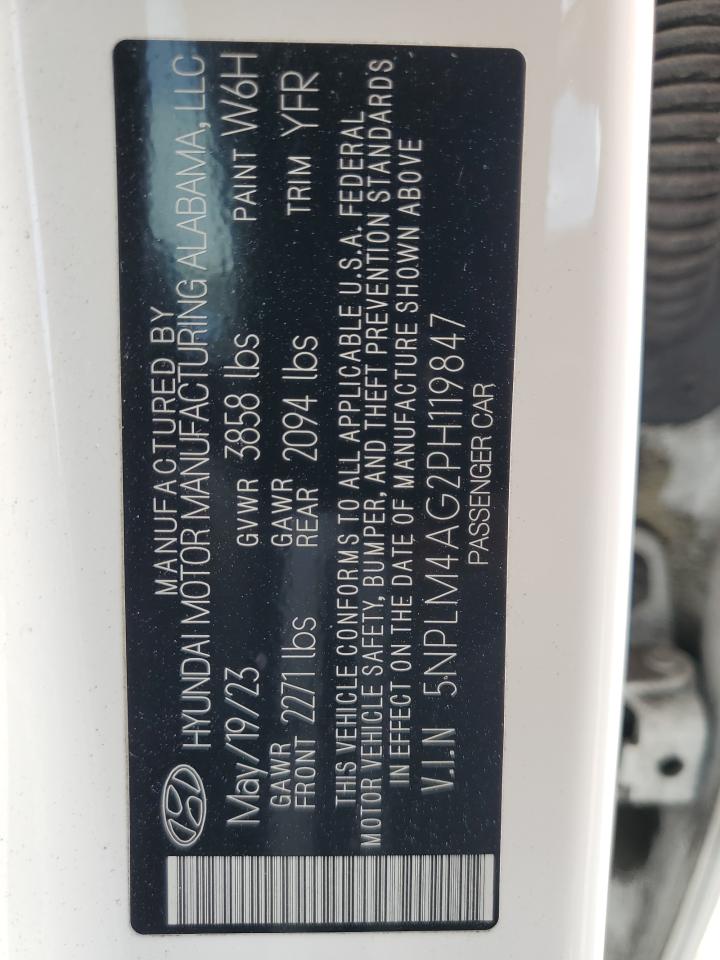 Lot #3301834330 2023 HYUNDAI ELANTRA SE