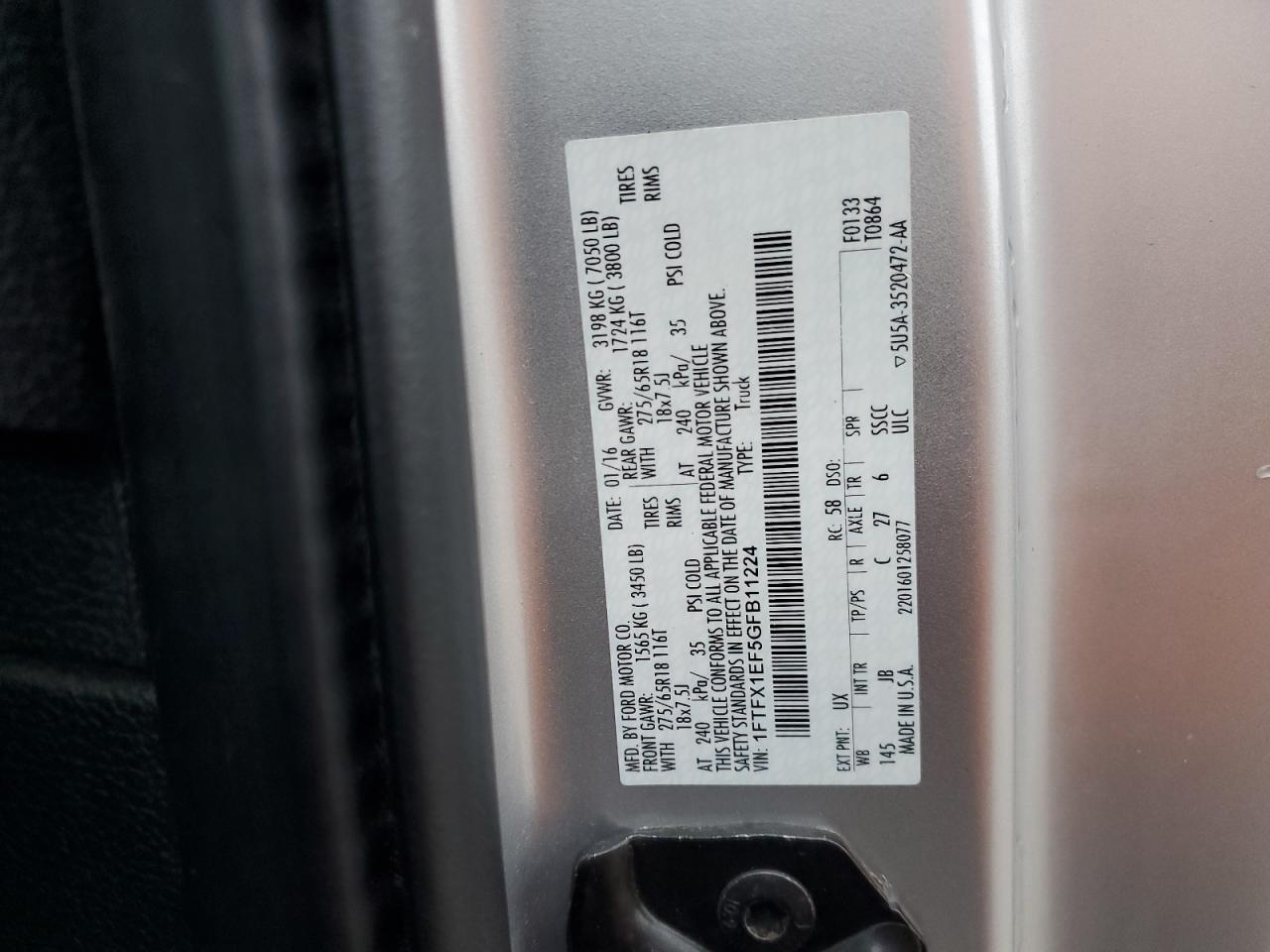 FORD F-150 SUPER CAB