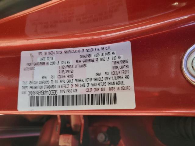 2019 MAZDA 3 PREMIUM - 3MZBPAEM3KM100936