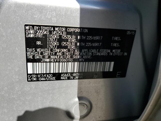 2015 TOYOTA RAV4 XLE - JTMWFREV1FD060193