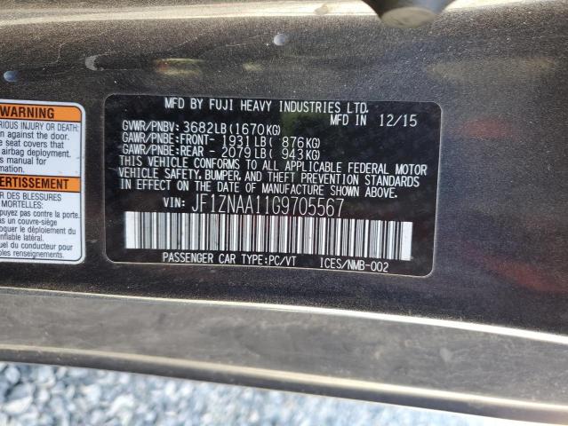 2016 TOYOTA SCION FR-S - JF1ZNAA11G9705567