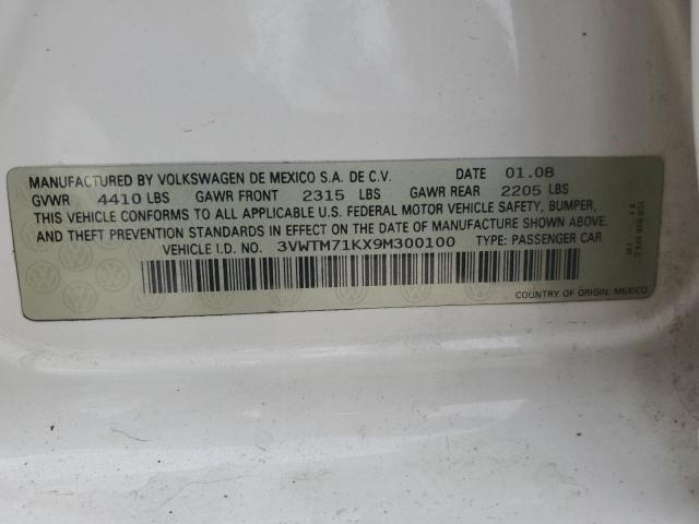 2009 VOLKSWAGEN JETTA SE #3271023125