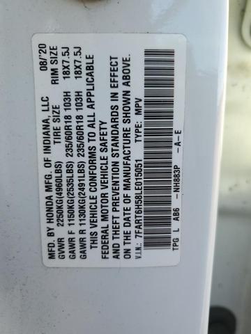 2020 HONDA CR-V EX #3303881692