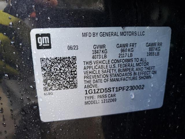 2023 CHEVROLET MALIBU LT 1G1ZD5ST1PF230002