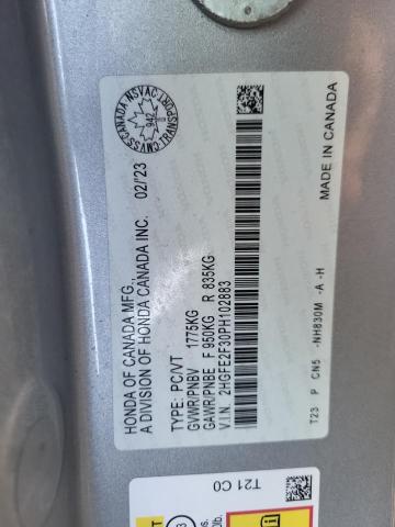 2023 HONDA CIVIC EX 2HGFE2F30PH102883